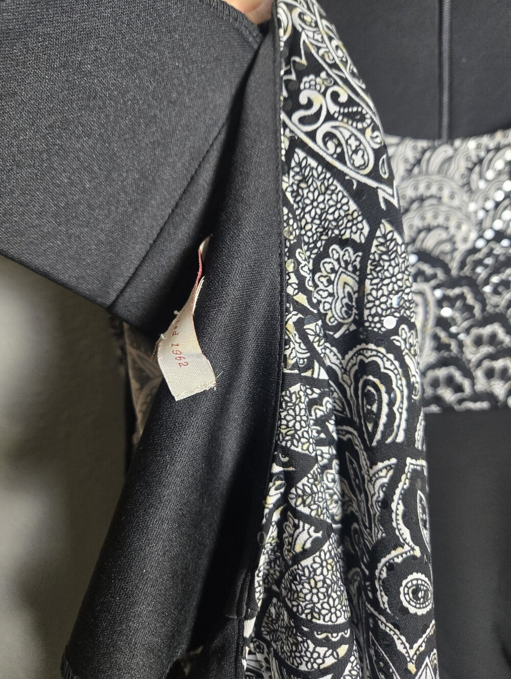 CB Established 1962 Black & White Formal Dress With Matching Jacket Size 8 - Picture 4 of 15